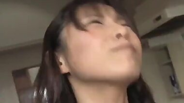 Momo Aizawa has shaved twat licked and fucked with vegetables