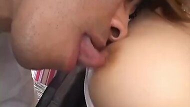 Asumi Mizuno gets many sex toys and licked shlongs in hairy slit